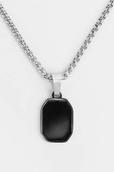 Metal Rectangular Pendant